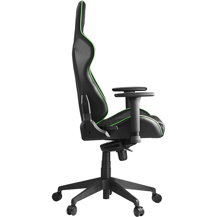 Ігрове крісло Razer TAROK PRO від Zen Gaming, чорне/зелене, з меморі-піною для попереку, подушкою для шиї, 3D-підлокітниками