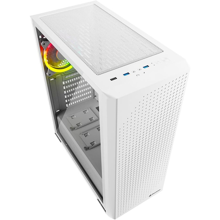 Корпус для ПК Sharkoon VS9 RGB Midi ATX, білий