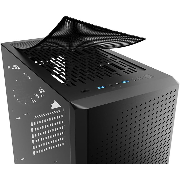 Корпус для ПК Sharkoon VS9 RGB Midi ATX, чорний