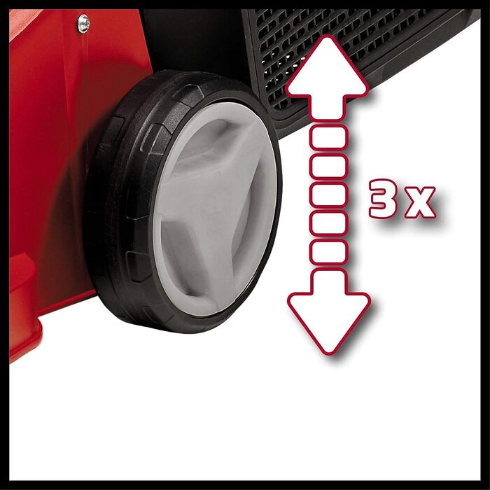 Електричний газонокосарка Einhell GC-EM 1032, 1000 Вт, ширина зрізу 32 см, для газонів до 300 м²