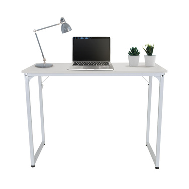 Письмовий стіл для комп'ютера WORKSPACE I 100 x 50 см, білий, hjh OFFICE