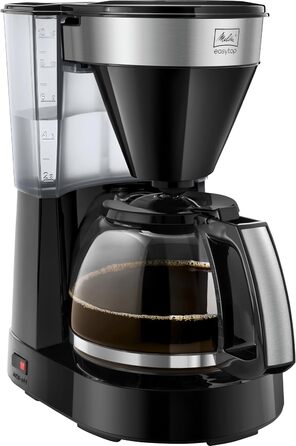 Кавоварка фільтраційна Melitta Easy Top з глечиком, 10 чашок, чорна, функція захисту від капання