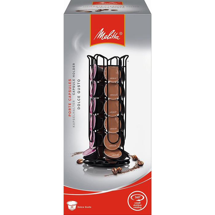 Тримач для капсул Melitta Dolce Gusto, чорний