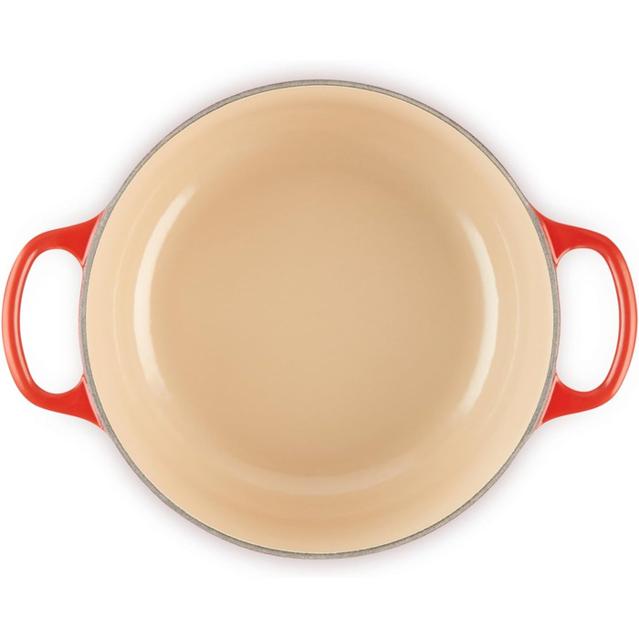 Le Creuset Signature Казанок з чавуну з кришкою, 20 см, Ø 20 см, для всіх типів плит, включаючи індукцію, об'єм 2,4 л, колір Kirschrot (Вишня), 21177200602430 Coastal Blue