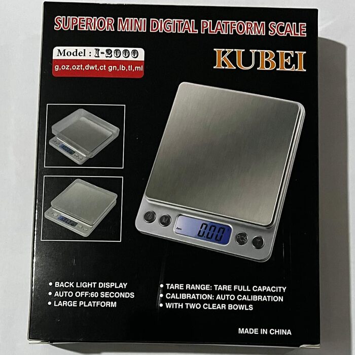 KUBEI Ваги кухонні електронні 1 кг/0,01 г, USB зарядка, цифрові, нержавіюча сталь, для ювелірних виробів, монет, порошків, випічки, високоточні