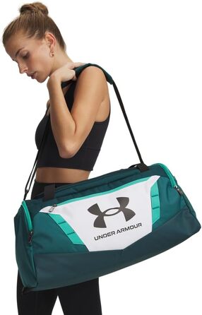 Спортивна сумка Under Armour UA Undeniable 5.0 Holdall, біла/зелена/чорна, розмір S
