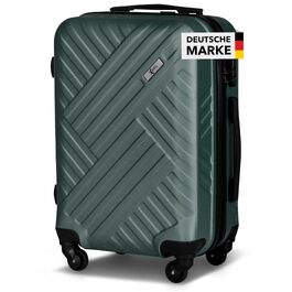 Валіза Xonic Design ABS твердий корпус, дорожній кофр з коліщами 360° та кодовим замком, розмір M, колір Dusky Green