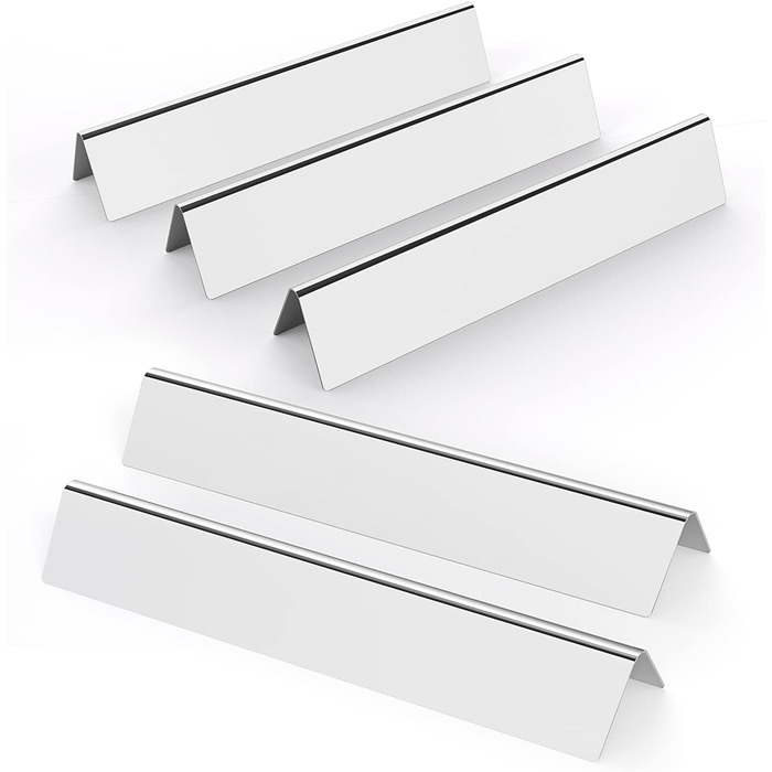 Ароматизуючі пластини Flavorizer Bars з нержавіючої сталі для гриля Weber Spirit I & II 300 серії, 38,9 см, модель 7636 – змінні захисні пластини для грилів E310, E320, E330, S310, S320, S330