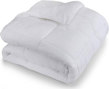 Плед Utopia Bedding 220x240 см: легкий плед з мікрофібри для 2 осіб (білий)