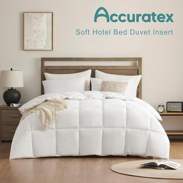 Зимова ковдра ACCURATEX 200x200 см, 100% бавовна, щільність 450 г/м², тепла