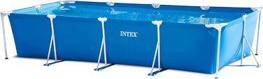 Каркасний прямокутний садовий басейн Intex 450x220x84 см, арт. 28273