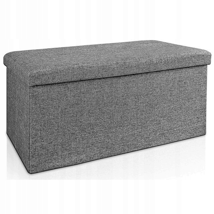 Оббитий пуф Wide Decor, 80x40x40 см, сірий