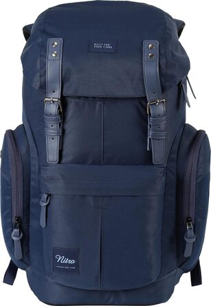Рюкзак Nitro Daypacker 32 л Night Sky, ретро стиль, м'яке відділення для ноутбука, для школи, міста та подорожей
