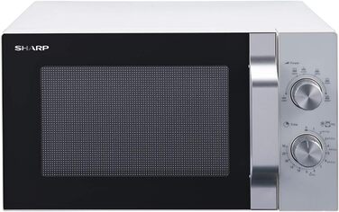 Мікрохвильова піч Sharp R204WA 20 л 800 Вт 6 режимів біла