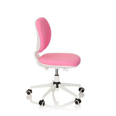 Дитячий офісний стілець KID VIVO з тканини, рожевий (hhj OFFICE)