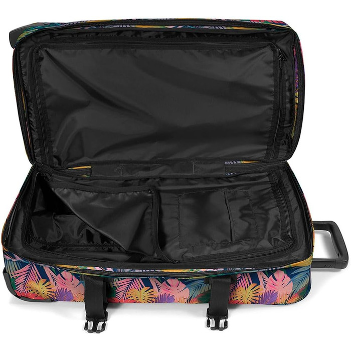 Валіза Eastpak Tranverz M 78L (67x35.5x30 см) на колесах, легка дорожня валіза з 2 відділеннями, телескопічною ручкою та TSA-замком, Brize Retro Navy