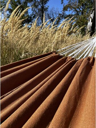 Гамак подвійний Potenza Outdoor з металевим каркасом для 2 осіб (XXL 220x160 см, до 200 кг, колір тофі, каркас графіт)