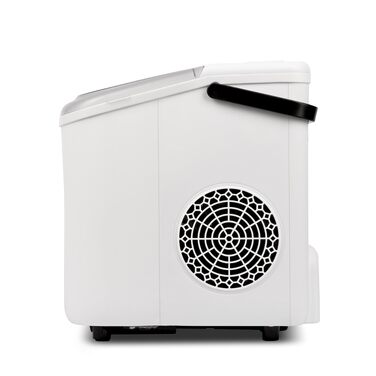 Льодогенератор Girmi GH74, 1100 кубиків/24 год, автоматичне вимкнення, білий
