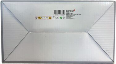 Тостер Korona 21665 на 2 скибки, м'ятний, 810 Вт, регулювання ступеня підсмажування, функції розморожування, підігріву, підставка для булочок, піддон для крихт, центрування хліба