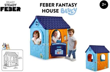 Дитячий будиночок Feber Bluey Fantasy, складаний, для вулиці та дому, міцний, 2-6 років, Famosa