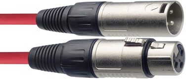 Студійний конденсаторний мікрофон AKG P120 чорний + кабель Stagg XLR-XLR 3 м червоний для запису