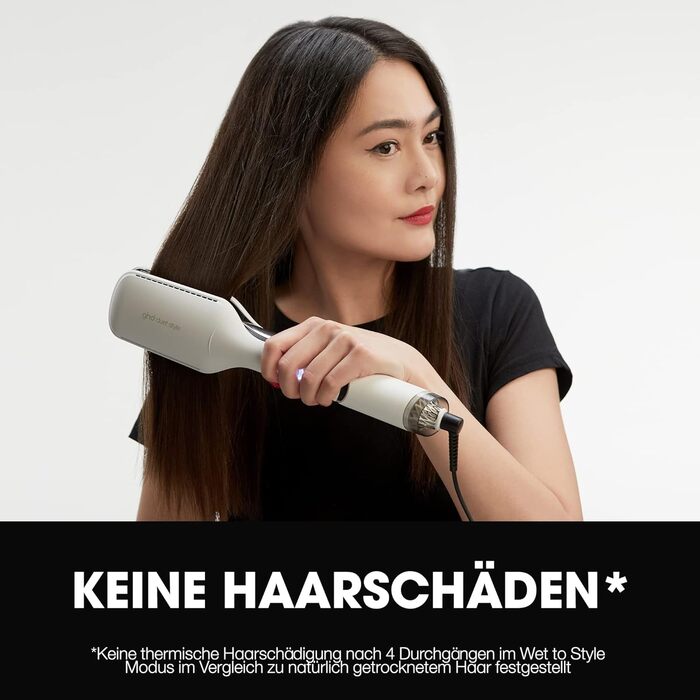 ghd Duet Styler 2-в-1: випрямляч і фен-стайлер для вологого та сухого волосся, білий