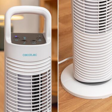 Вентилятор підлоговий Cecotec EnergySilence 790 Skyline 50W 76см з таймером, білий