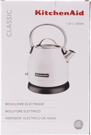 Електрочайник KitchenAid 5KEK1222EOB, 1.25 л, онікс чорний
