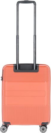 Жорсткий ручний чемодан Travelite WAAL 55 см з TSA-замком, теракотовий, 36 л — міцний валіза на 4 колесах з переробленою підкладкою
