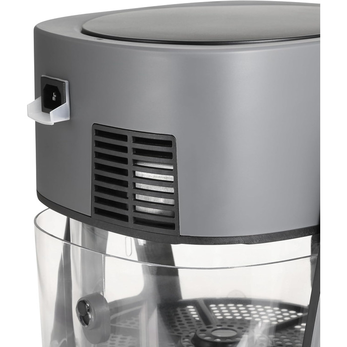 Аерофритюрниця Lauben Glass&Grill 3в1 5500BG, 5,5 л, скляний кошик, 6 програм, гриль і сковорода