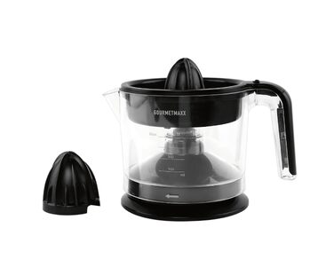 Електрична соковижималка для цитрусових GOURMETmaxx 700 мл | Прес для апельсинів та грейпфрутів | Чорний
