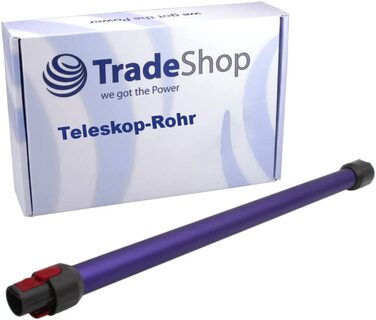 Телескопічна труба Trade-Shop для пилососів Dyson V7/V8/V10/V11/V15, заміна 967477-04, фіолетова, 74 см