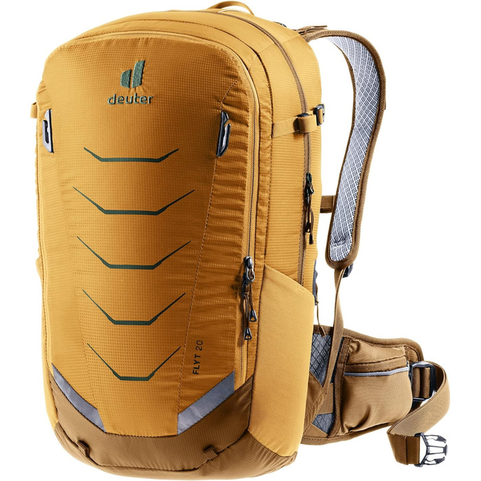 Рюкзак Deuter Flyt 20 для велосипедистів з захистом, кориця-мигдаль, 20 л
