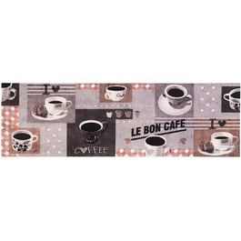 Кухонний килим Primaflor BON Cafe 45x145 см – міцний, нековзний доріжка для кухні та коридору