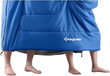 Двомісний туристичний спальний мішок KingCamp Oxygen 250D XL, до -3°C