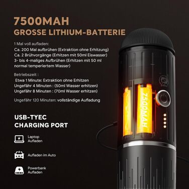 Кавомашина еспресо портативна Cafilas 12V для подорожей, для меленої кави та NS-капсул (з вмістом заліза)
