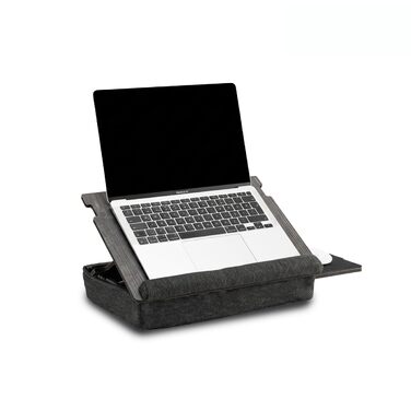 Підставка для ноутбука з подушкою Vigo Wood Laptray — стіл для ліжка та дивана, регульований тримач (Cambridge & Black)