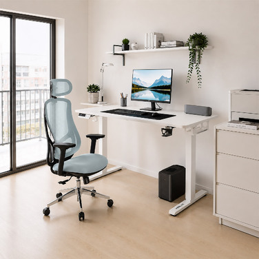 Крісло Mealux Flow Fabric Blue (арт. HF-B30 F/BL)
