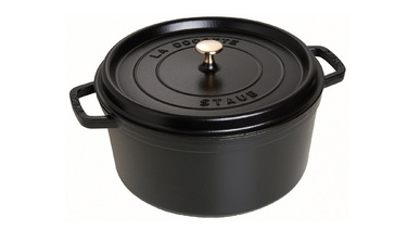 Кокотниця кругла 20 см, чорна Staub