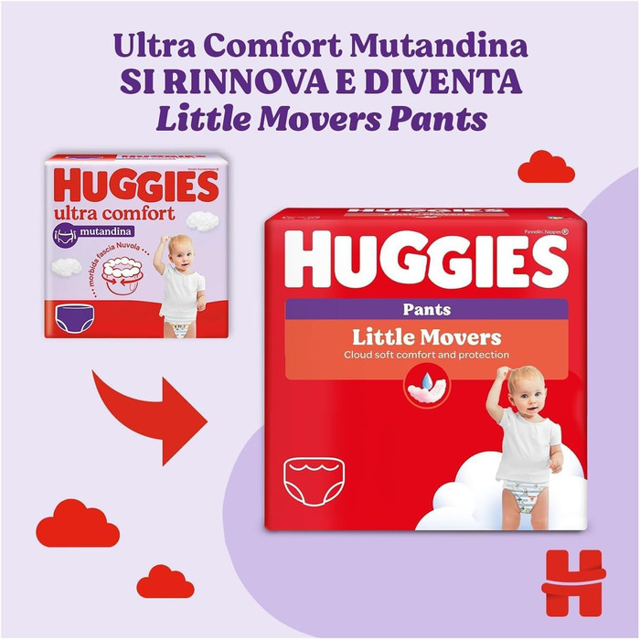 Підгузки-трусики Huggies Pants Disney, розмір 6, 96 шт. (2х48), місячний запас