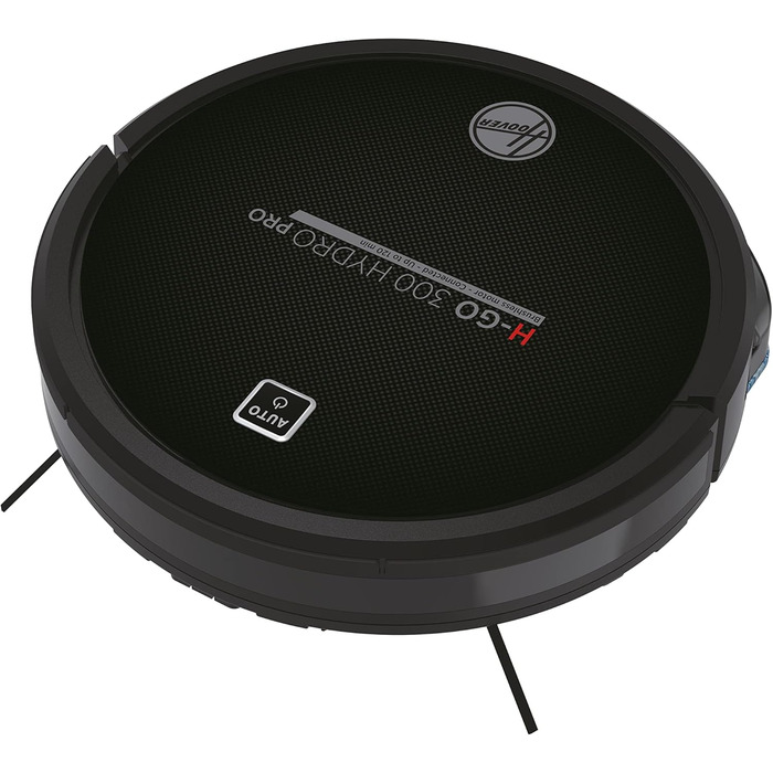 Робот-пилосос Hoover Hydro Pro з Wi-Fi, 120 хв автономності, сумісний з iOS та Android, дистанційне керування, антиударний, захист від падінь