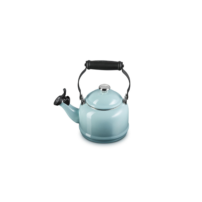 Емальований чайник Le Creuset Halber зі сталі з металевим фінішем, 1.25 л, колір «Морська сіль»