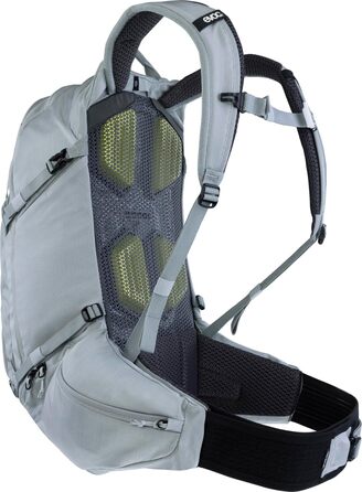 Рюкзак EVOC EXPLORER PRO 30 л срібний, система AIR FLOW CONTACT, AIRO FLEX пояс, відсік для питної системи та дощовик, комфортний міський та туристичний рюкзак преміум-класу