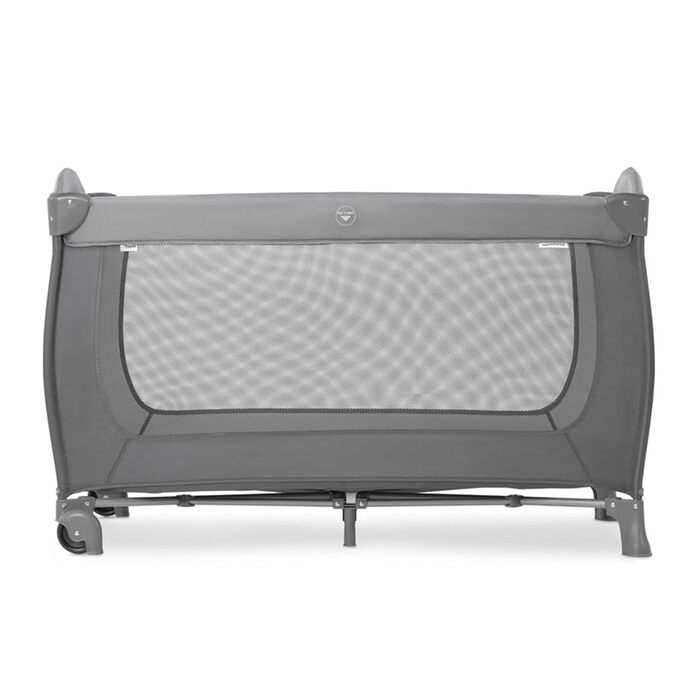 Дитяче дорожнє ліжечко Hauck Sleep N Play Go Plus з колесами, для немовлят та малюків до 15 кг, з чохлом для транспортування, складане, бежеве