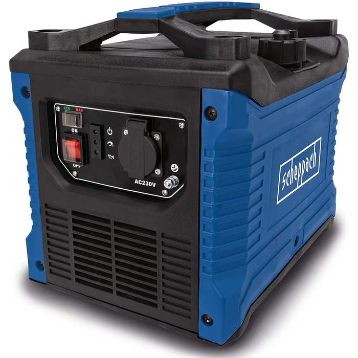 Генератор бензиновий Scheppach SG1600i інверторний, 2000W, 2 розетки 230V, 2 USB, 64dB