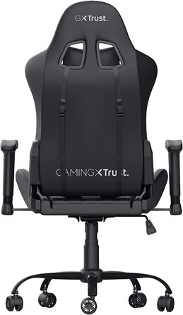 Ігрове крісло Trust Gaming GXT 708 Resto, чорне, ергономічне, 360° обертання, знімні подушки, регульована висота, офісне комп'ютерне крісло