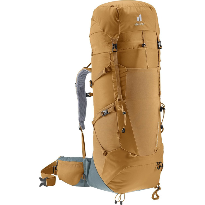 Рюкзак Deuter Aircontact Core 40+10 л для трекінгу, унісекс, мигдально-бірюзовий