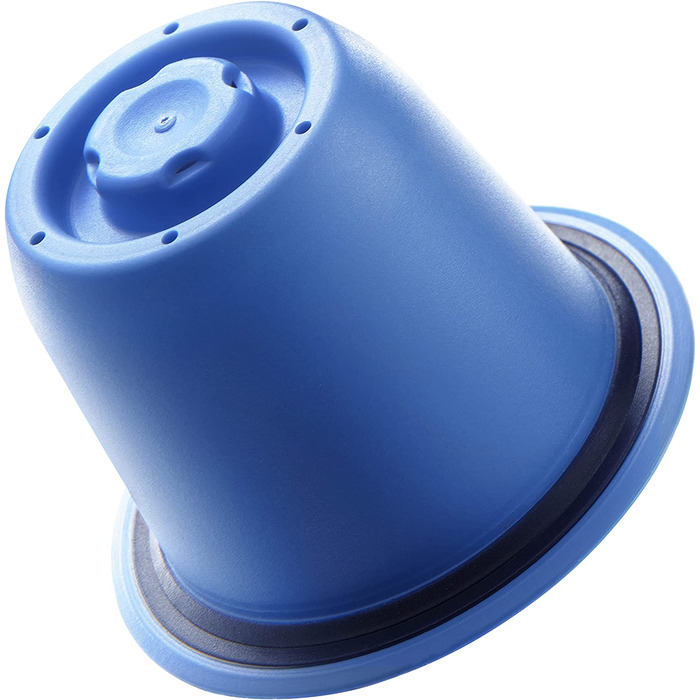 Bluecup багаторазові капсули для кави, сумісні з кавомашинами Nespresso (оригінал), набір з 6 капсул, багаторазові, для кавоварок