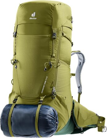 Туристичний рюкзак Deuter Aircontact Core 70+10 л, зелений (2024), для трекінгу