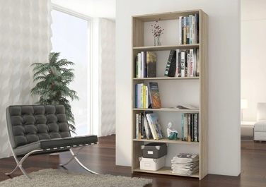 Стелаж Framire 80 x 180 x 30 см, дуб сонома